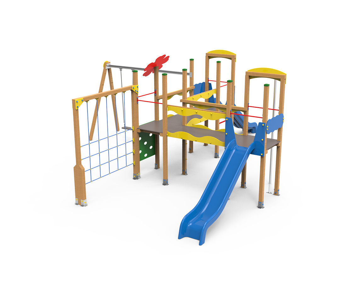 conjunto rosa, serie nubes, saludes play parque infantil, juego niños parque de madera, diversión columpio nube juego saludes